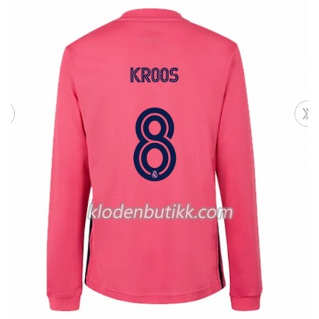 Real Madrid Toni Kroos 8 Borte Fotballdrakt 2020-2021 Langermet